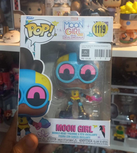 Funko Pop-garota Da Lua-Marvel Moon Girl And Devil Dinosaur-1119