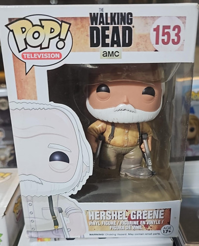 Funko Pop hershel Greene The Walking Dead #153 - Produto Original
