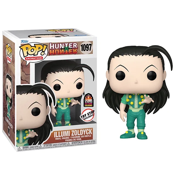 Funko Pop Illumi Zolcyck Lacc Exclusive Hunter X Hunter #1097 - Produto Original