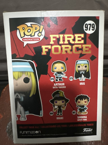  Animation Fire Force #979 - Produto Original