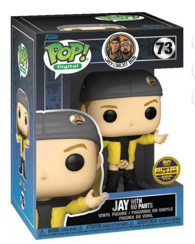 Funko Pop Nft! Vinyl: Jay With No Pans -73 Jay E Silent Bob #1 - Produto Original