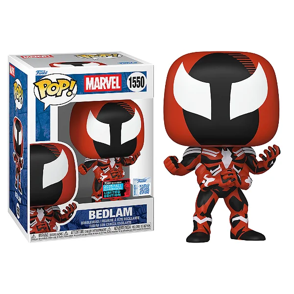 Funko PopBedlam #1550 - Marvel Venom Marvel Comics #2026 - Produto Original