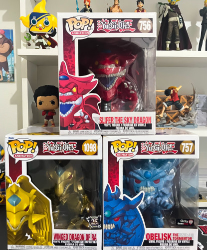 Funko Slifer Obelisk E Ra - Deuses Egípcios-Yugioh-756