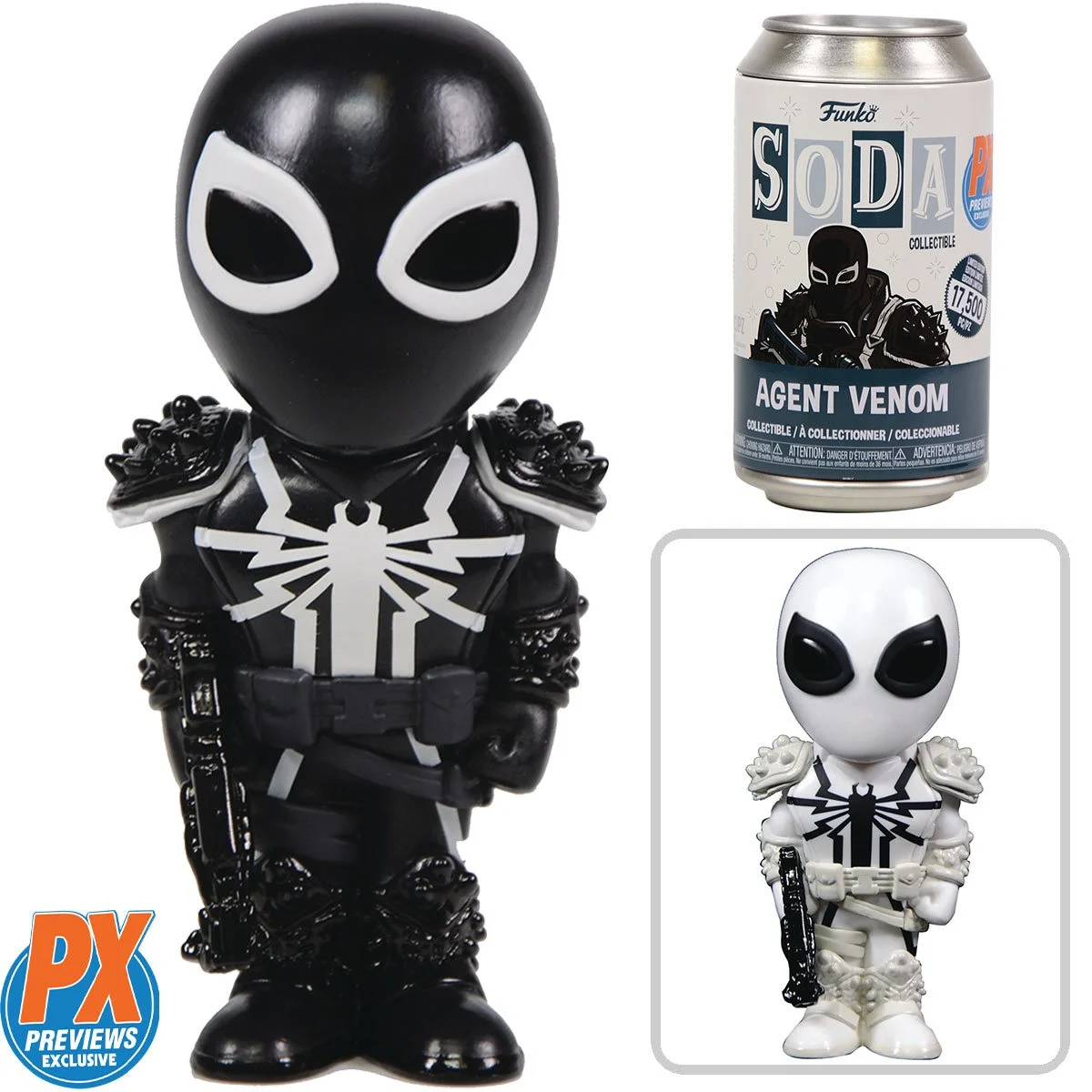 Funko Soda Agent Venom PX (LACRADA)-FUNKO SODA-1