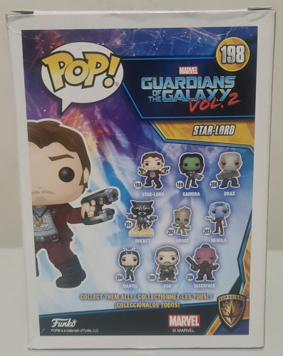 Funko Star Lord (CHASE) - Guardiões Da Galáxia Vol 2 - #198