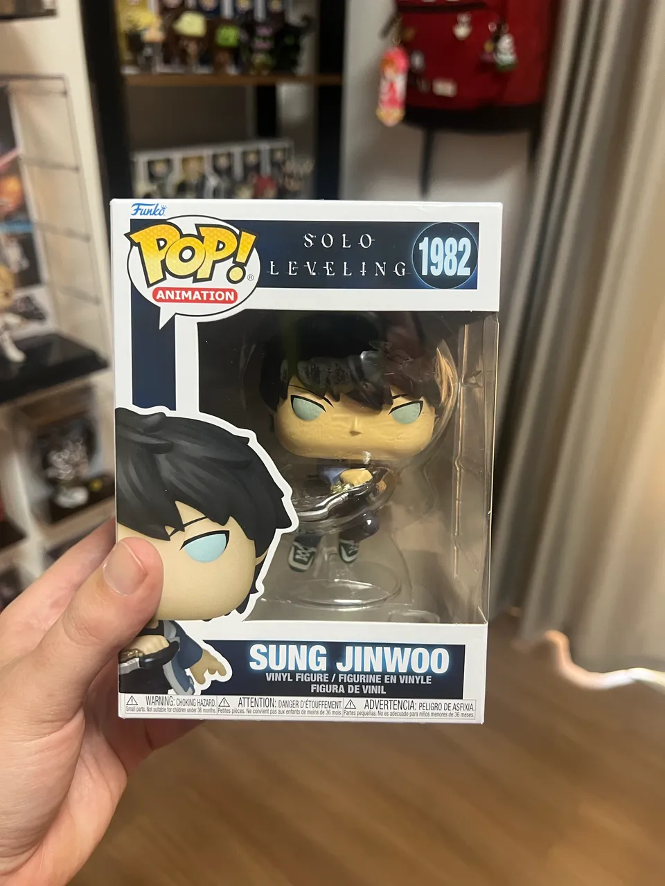 Funko Sung Jinwoo - Solo Leveling Solo Leveling #1982 - Produto Original