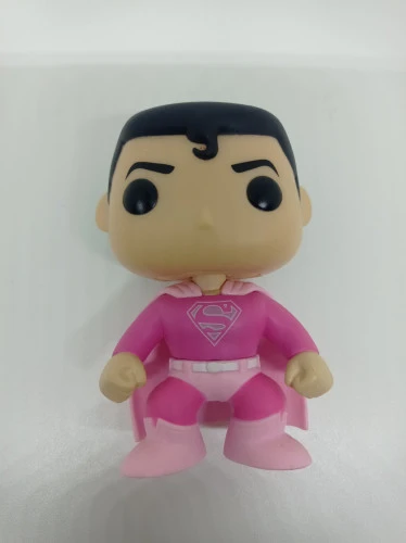 Funko Superman Outubro Rosa LOOSE (SEM CAIXA) - Dc Heroes  #349