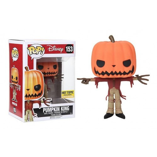 Funko The Nightmare Before Christmas Pop! Pumpkin King Glow-In-The-Dark Vinyl Figure Hot Topic Exclusive-Disney-153