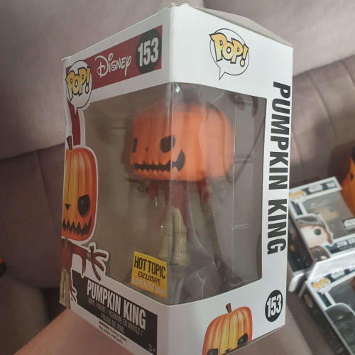 Funko The Nightmare Before Christmas Pop! Pumpkin King Glow-In-The-Dark Vinyl Figure Hot Topic Exclusive - Disney - #153