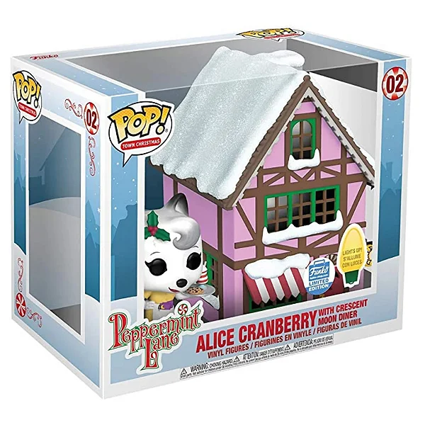 Funko Town Christmas Alice Cranberry with Crescent Monn Diner-Peppermint Lane-02