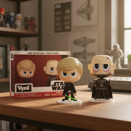 Funko Vynl - Darth Vader +  Luke Skywalker-Stars Wars-1