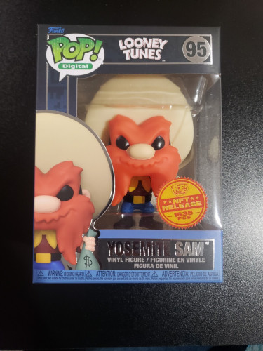 Funko Yosemite Sam Nft Digital Looney Tunes #95 - Produto Original