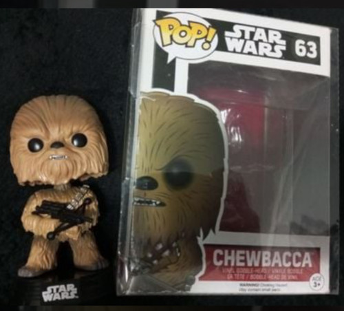 Funko Pop - Chewbacca (caixa Com Detalhes) Disney Star Wars #63 - Produto Original