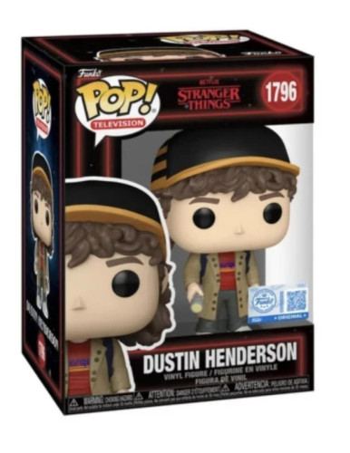 Funko Pop! Dustin Henderson Com Lanterna - # 1796 Stranger Things T5 Stranger Things #1 - Produto Original