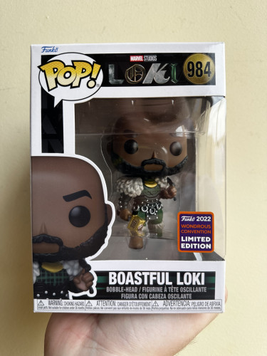 Funko Pop! Marvel Loki- Boastful Loki #984 Wondercon 2022-Loki-984