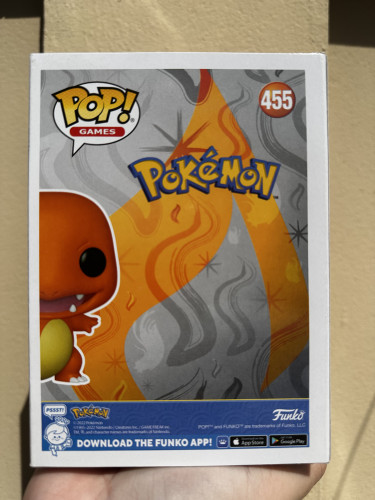 Funko Pop! Pokémon- Charmander Metallic #455 Eccc 2022 - Pokemon - #455