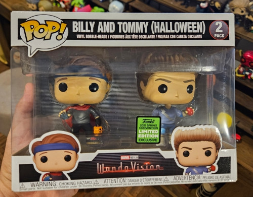 Funko Pop Billy And Tommy (halloween) 2 Pack Marvel WandaVision #1 - Produto Original