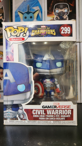 Funko pop Civil Warrior Marvel Contest Of Champions #299 - Produto Original