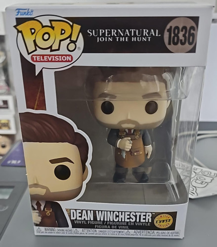 Funko pop Dean Winchester Chase Supernatural #1836 - Produto Original