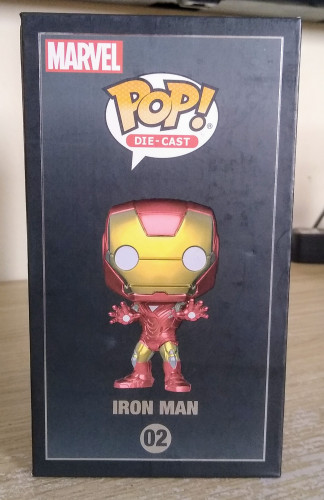 Funko pop Die Cast Iron Man (homem de ferro) - Marvel - #02