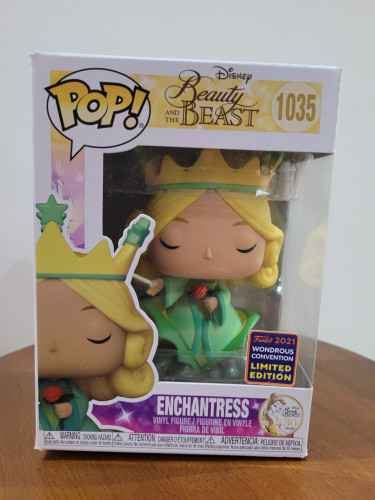 Funko Pop Enchantress - Bela E A Fera - Wondrous Convention 2021 - 1035-Disney Beauty And The Beast-1035
