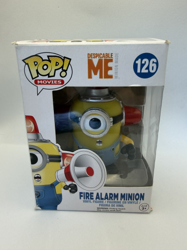 Funko pop Fire Alarm Minion 126 Minions #126 - Produto Original