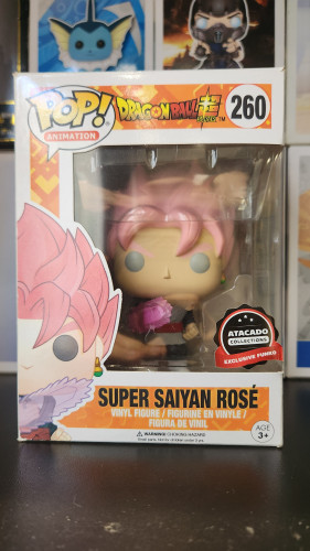 Funko pop Goku Black Super Sayan Rosé Dragon Ball Super #260 - Produto Original