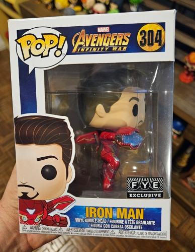 Funko pop Iron Man Fye exclusive Avengers #304 - Produto Original