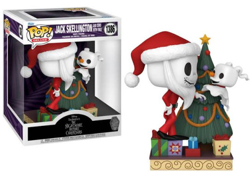 Funko pop Jack anel skelligton and zero with tree-O Estranho Mundo De Jack-1386