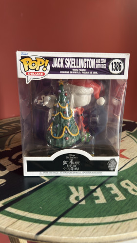 Funko pop Jack anel skelligton and zero with tree - O Estranho Mundo De Jack - #1386