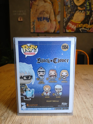 Funko pop Klaus #1554 (Acompanha protetor) - Black Clover - #1554