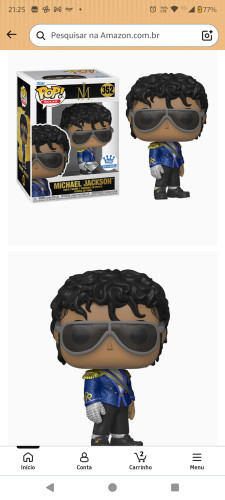 Funko Pop Michael Jackson 352 Exclusivo Diamond-grammy Glitter Funko Pop Rocks #352 - Produto Original