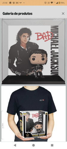 Funko Pop Michael Jackson Bad Album 56 POP Rocks #56 - Produto Original