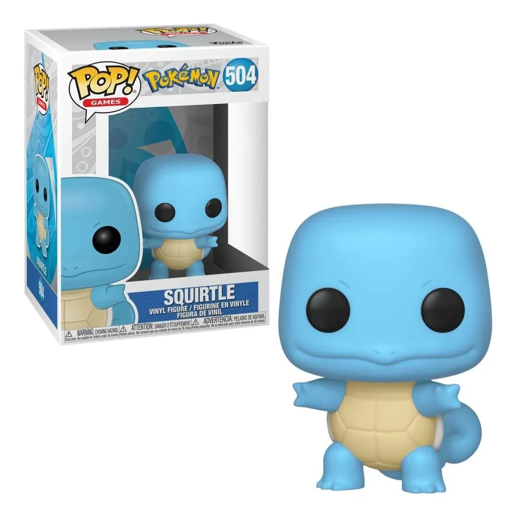Funko pop Pokémon Squirtle  - #504 Pokemon #504 - Produto Original