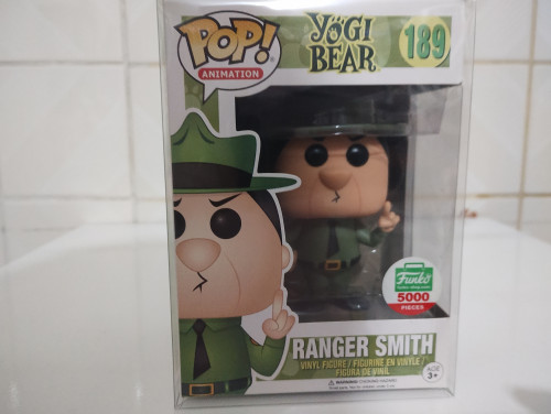 Funko Pop Ranger Smith #189 (funko.com Limitada 5000 Pcs) Animation Hanna-Barbera #1 - Produto Original
