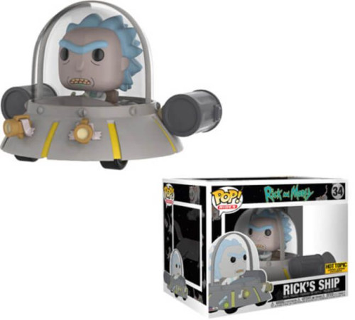 Funko pop Rick and Morty Rick in the ship - Hot Topic-Rick And Morty-34