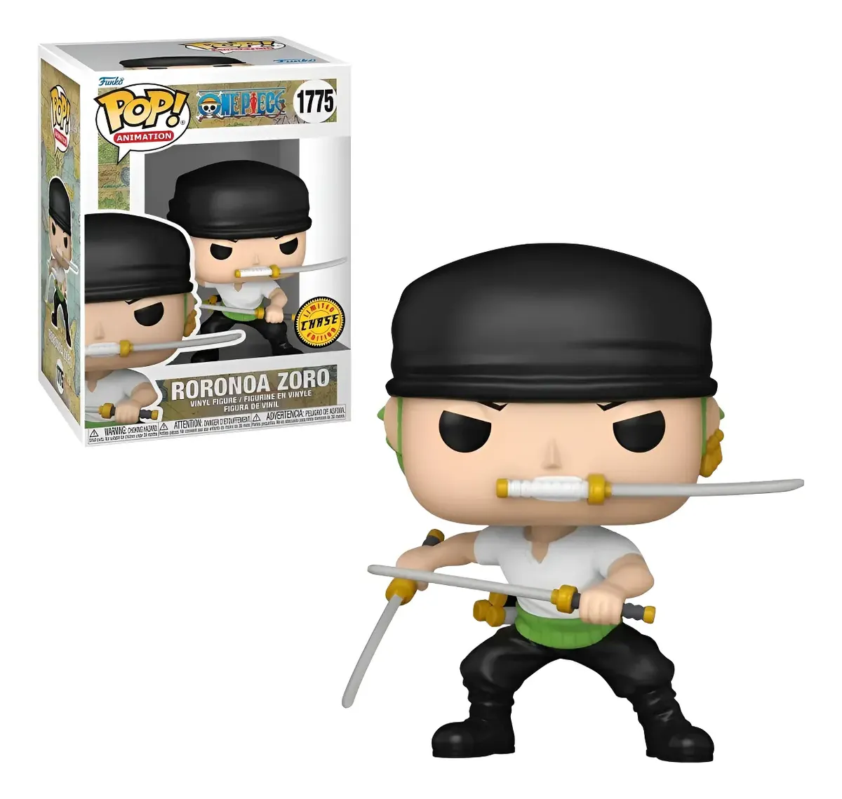 Funko pop Roronoa Zoro Chase #1775 One Piece One Piece #1775 - Produto Original