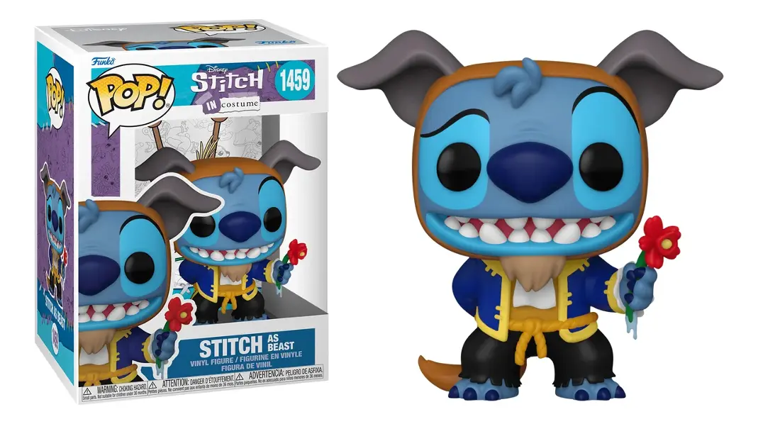 Funko Pop Stitch As Beast 1459 Lilo E Stitch #1459 - Produto Original