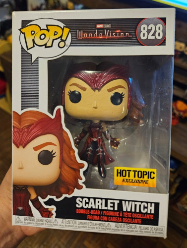 Funko Pop Scarlet Witch Marvel WandaVision #828 - Produto Original