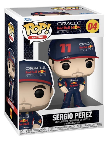 Funko pop Sérgio Pérez #04 Fórmula 1 #1 - Produto Original