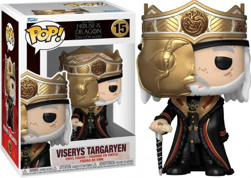 Funko Pop Serires- Hbo: House Of Dragon - Viserys Targaryen 15-Casa Dos Dragoes-15