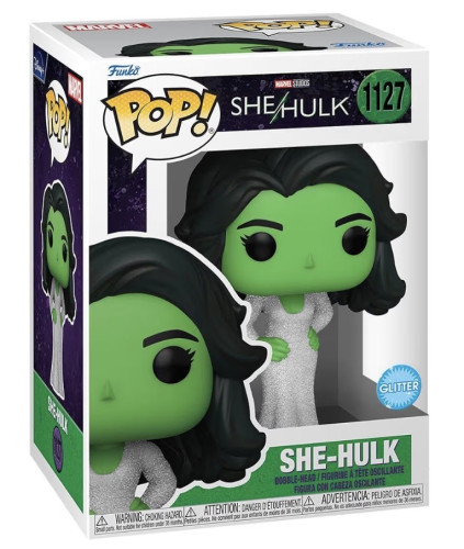 Funko pop She Hulk gliter #1127 Marvel #1 - Produto Original