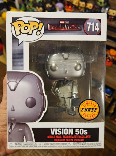 Funko Pop Vision 50s Chase Marvel WandaVision #714 - Produto Original