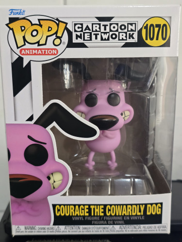 Funko pop cartoon network courage the cowardly dog #1070 FUNKO POP #1070 - Produto Original