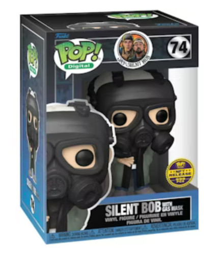 Funko Pop Nft! Silence Bob With Gas Vinyele -pcs 999 Jay E Silent Bob #1 - Produto Original