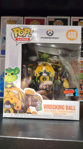 Funko Pop Wrecking Ball Overwatch #488 - Produto Original