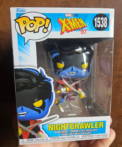 Funko pop x-men 97 Nightcrawler X-Men 97 #1538 - Produto Original