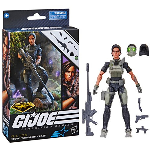 G.I. Joe Classified Series Retro Nightforce Jodie "Shooter" Craig Retro Toys G.I. Joe # - Produto Original