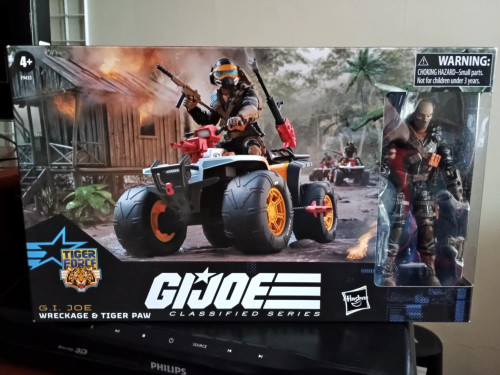 G.I. Joe Classified Series Tiger Force Wreckage Action Figure and Tiger Paw ATV - Exclusive - G.I. Joe - #