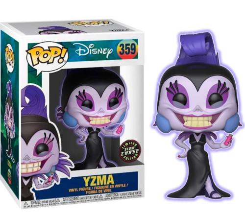 Funko Pop - Disney: A Nova Onda Do Imperador - Yzma 359 (CHASE/GLOW)-The New Groove Emperor`s-359